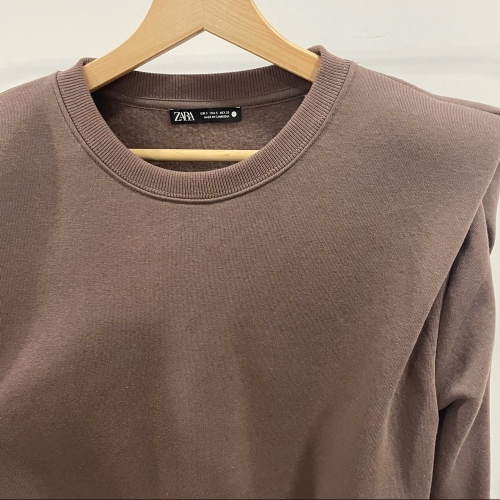 Zara taupe sweatshirt - Picture 13 of 13